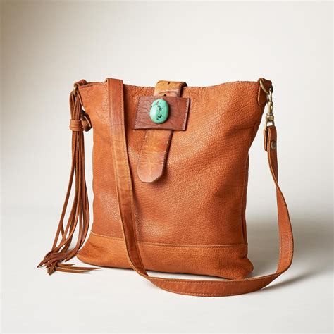 sundance leather bag